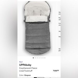 UPPAbaby Cozyganosh Footmuff - Grey